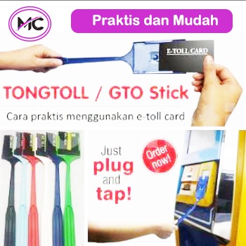 Tongkat Tol Toll Premium Flexible Panjang Fleksibel Etoll Gerbang GTO Aksesoris Mobil Kartu Flazz E-Tol E-Toll