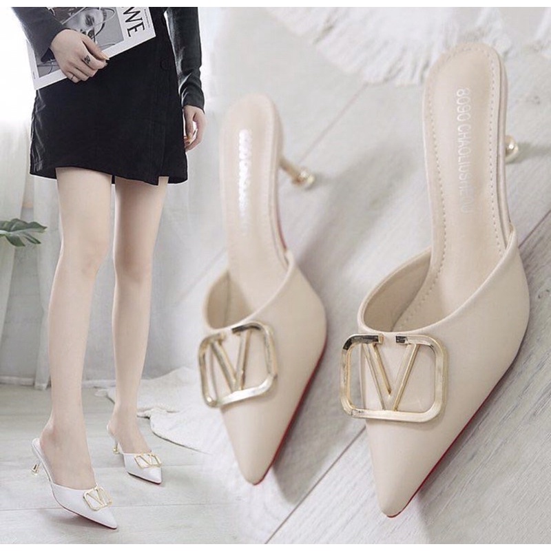 Heels Z1983  sepatu sendal wanita import realpict