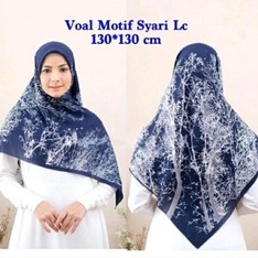 jilbab syari voal motif lc ahs | hijab ahs syari | jilbab voal motif ahs syari | jilbab syari |hijab