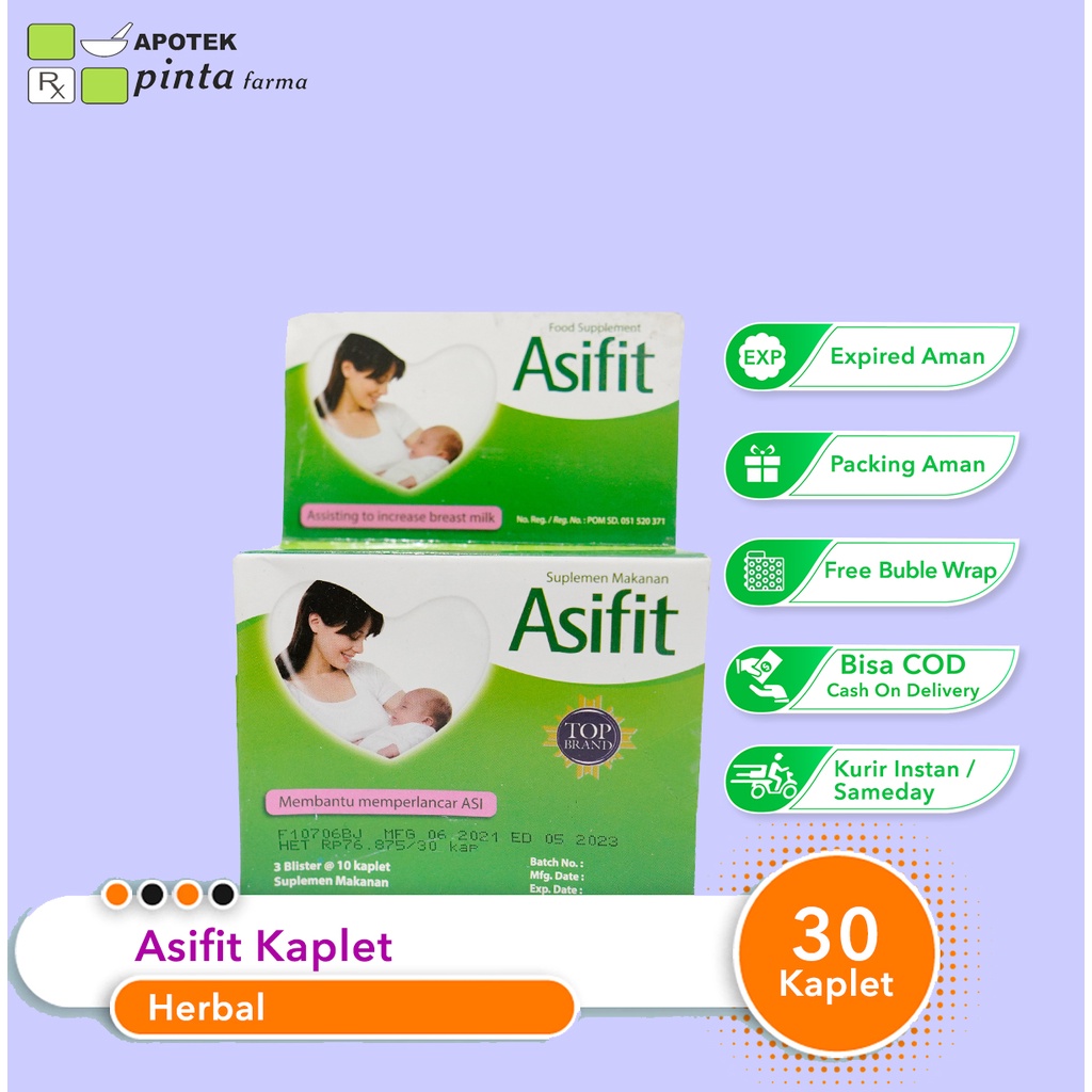 Asifit isi 30 kapsul