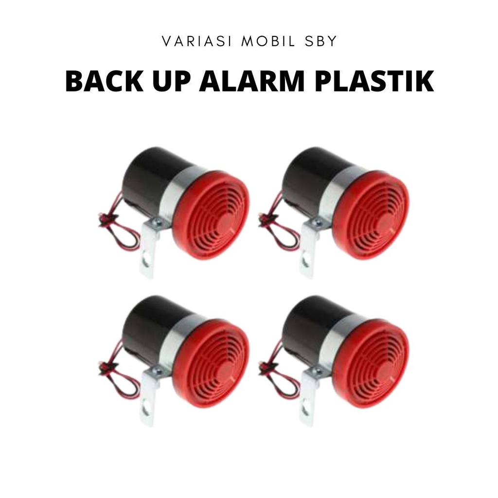 Klakson Mundur Atret - Alarm Sirine Mundur - Back Buzzer Mobil &amp; Truk Universal 12 - 24 Volt Premium