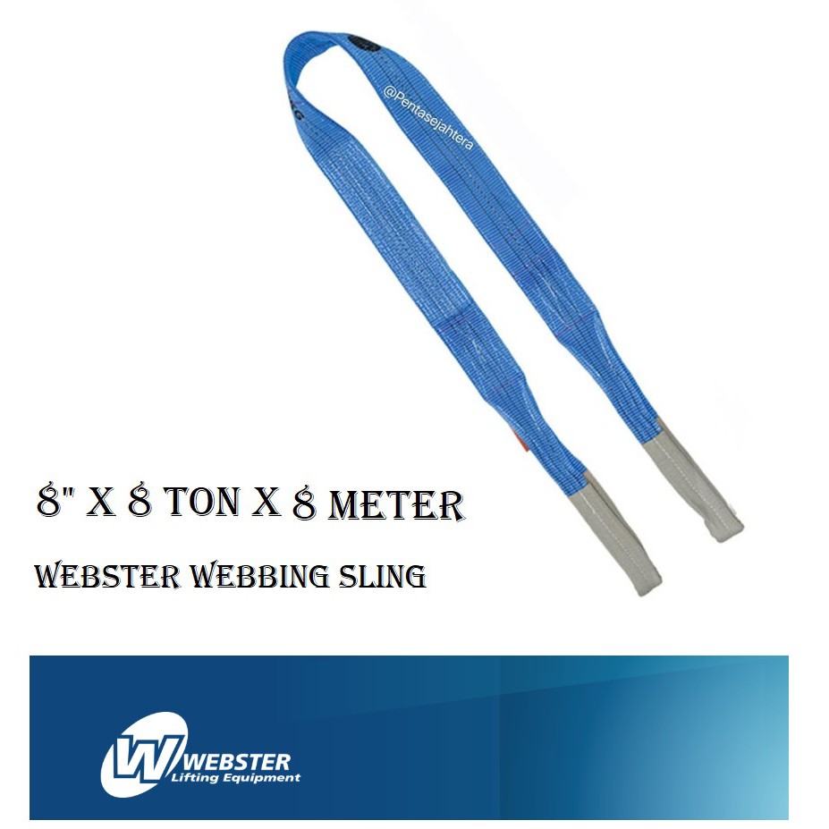 

Webster Webbing Sling 8" x 8 ton x 8 meter
