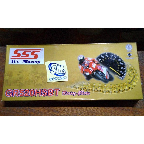 Rantai SSS 520 HSBT Racing Chain RK Takasago chain