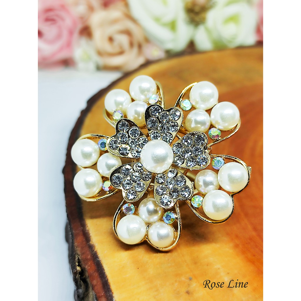 Ring Hijab Golden Geranium