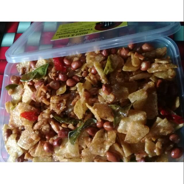 

Kering kentang tempe kacang 750ml r.o dapor