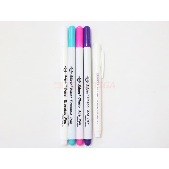 

Spidol Penanda Kain / Water Erasable Pen / Fabric Marker Merk Adger tk3