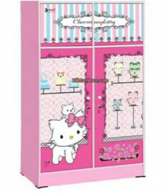 Lemari Pakaian Anak Charmmy Kitty Karakter / Wd 1311 Cmy  (promo Harga)