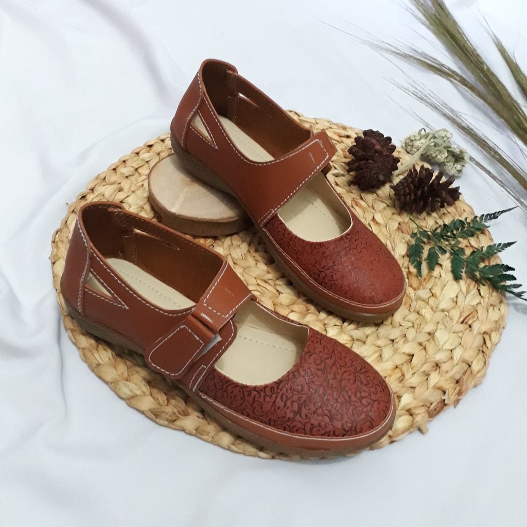 SEPATU SANDAL WANITA VELCRO/WEDGES /MURAH KEKINIAN