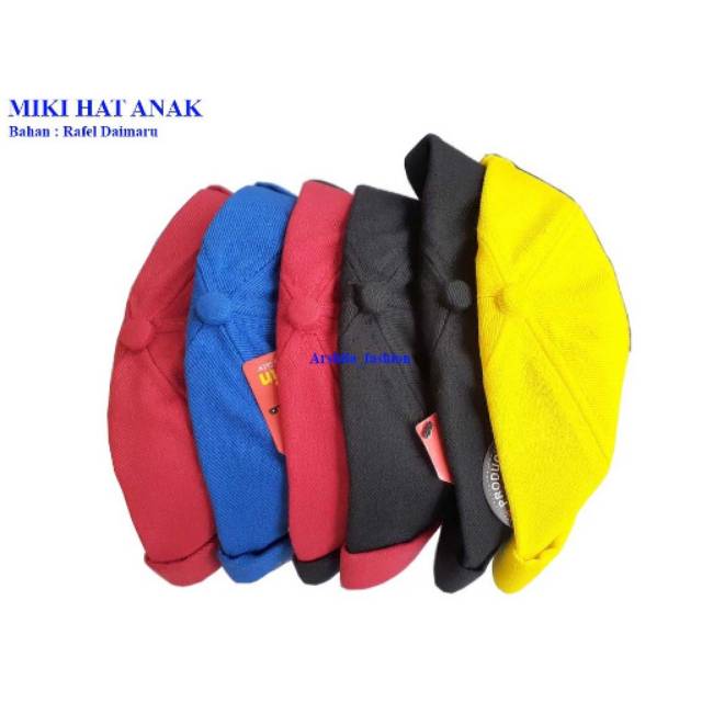 Peci Miki Hat Anak / Topi Peci Miki Hat Anak 2-10 Tahun / elyumna fashion
