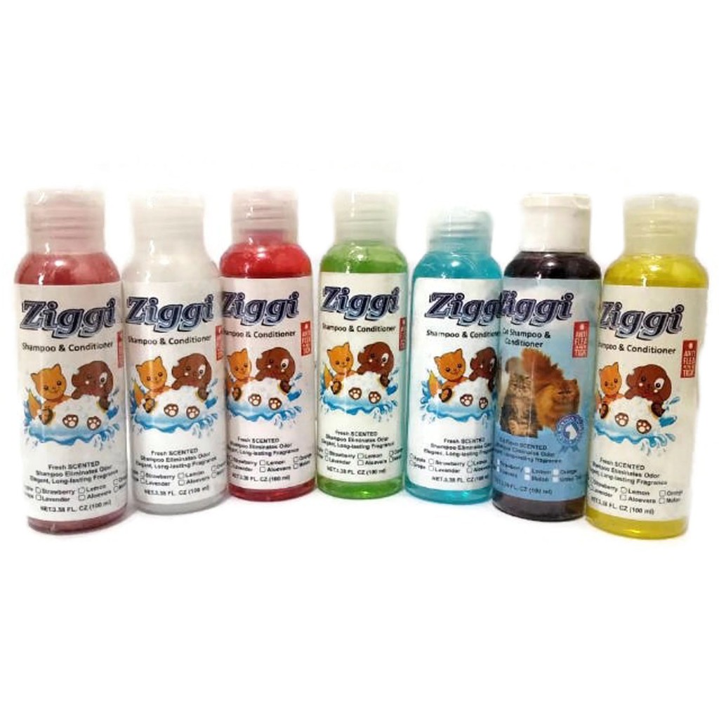 Ziggi Cat Shampoo &amp; Conditioner Anti Flea and Tick Shampoo Anti Kutu untuk Anjing dan Kucing