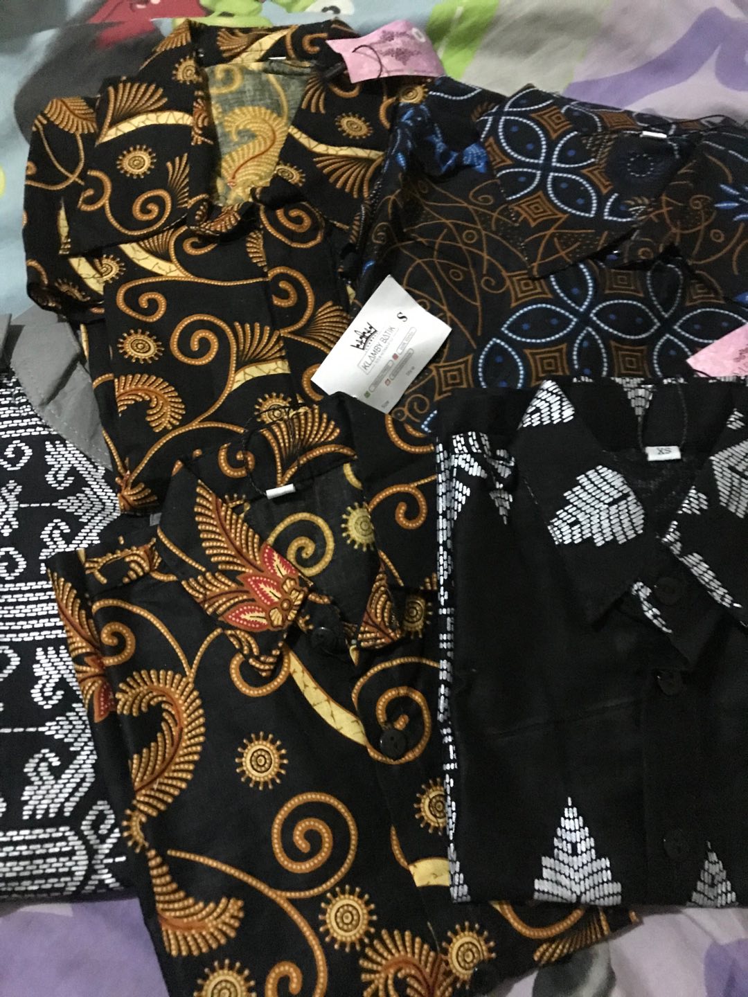 Batik Anak 1 - 10 Tahun Motif Prodo Bakung Anjani Silver Kemeja Bayi Balita Kid