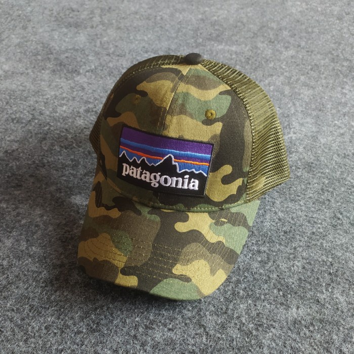 trucker hat patagonia topi patagonia - camo