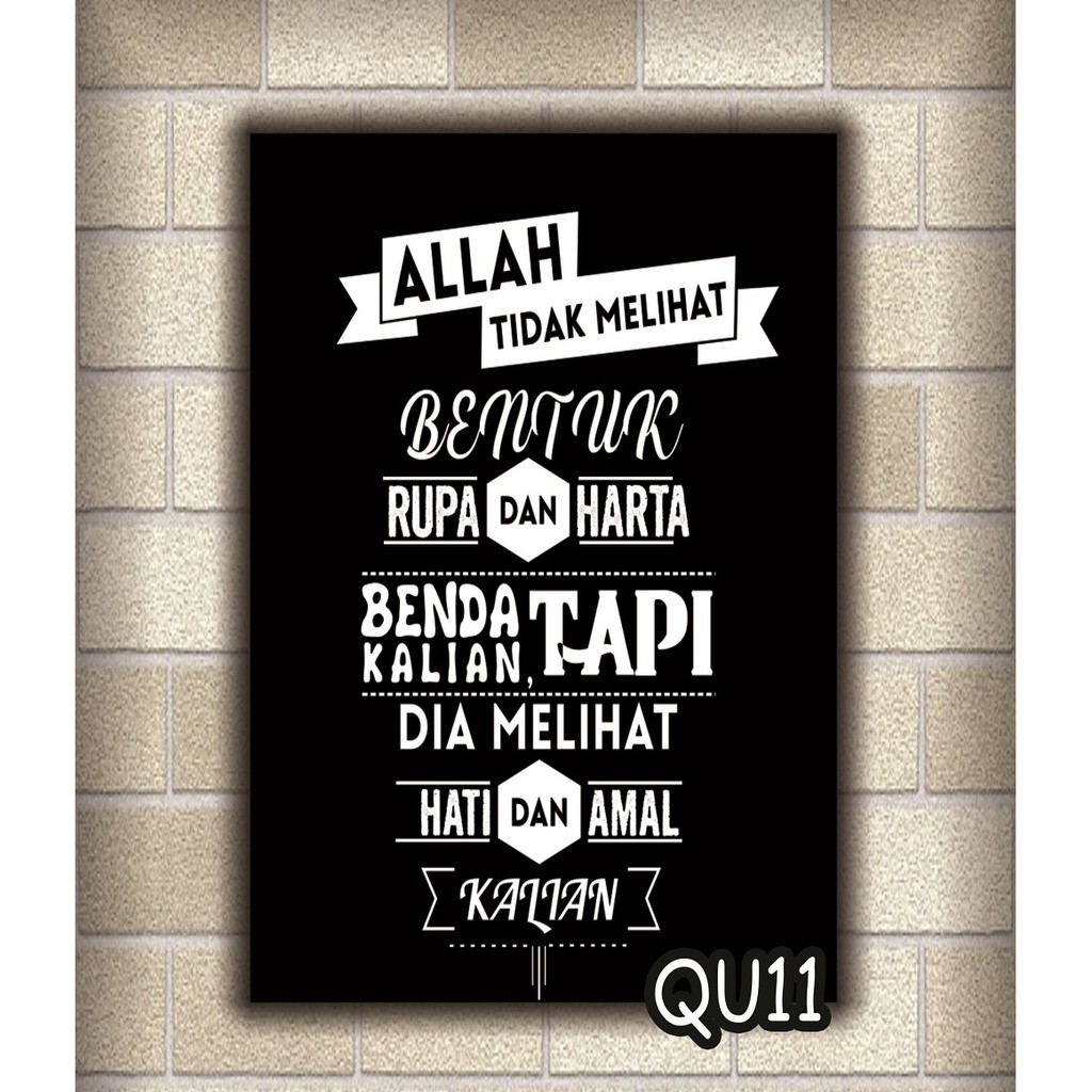 Hiasan Dinding Poster Kayu Wall Decor Dekorasi Rumah Hiasan Kamar Hiasan Quotes Shopee Indonesia