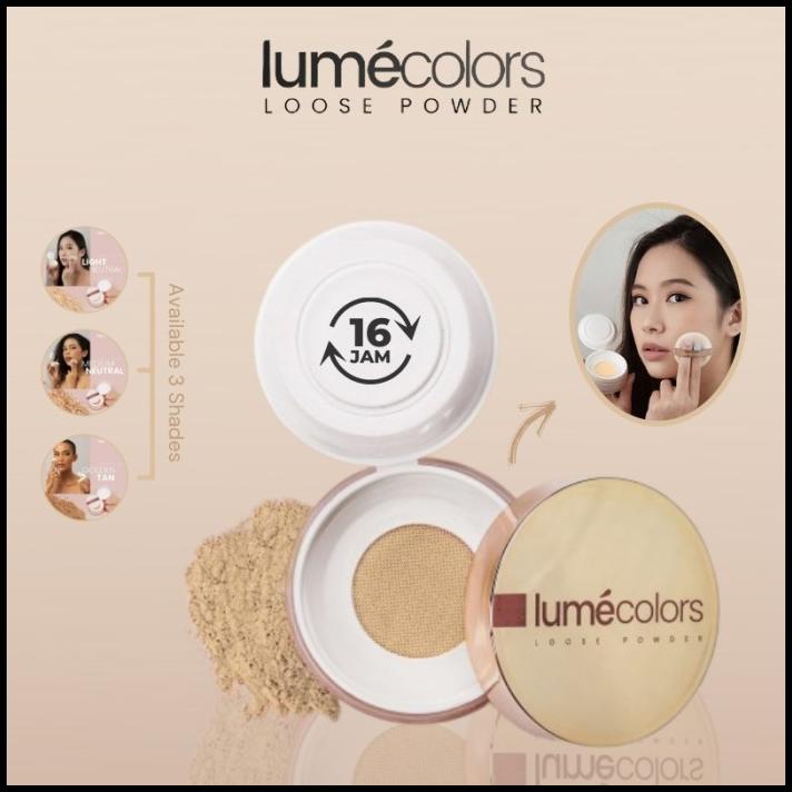 Heaven | Lumecolors Loose Powder | Bedak Tabur | Lumecolors Bedak Wajah