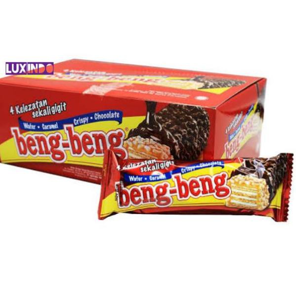 

[Gift] Beng-beng Wafer Caramel Crispy Chocolate - 1 box (22 gr x 20 pcs)