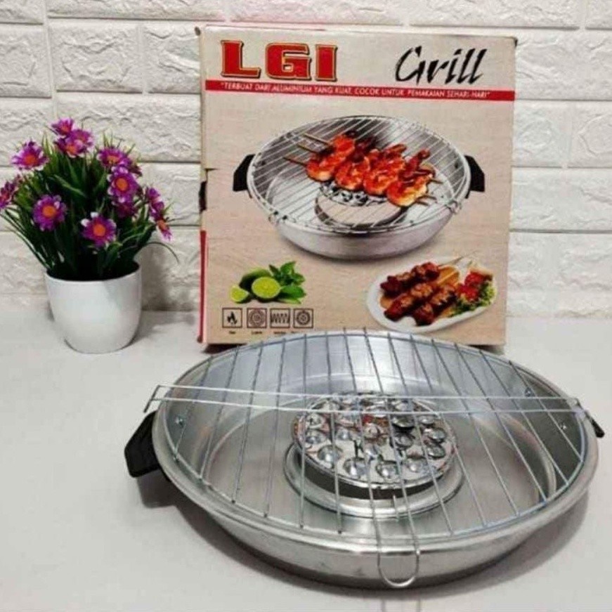 BELLA - ALAT PANGGANG BULAT SERBAGUNA BBQ LGI GRILL MAGIC ROASTED GRILL