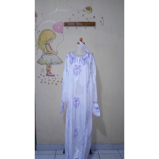 Mukena tanpa kepala (abaya kashmir)