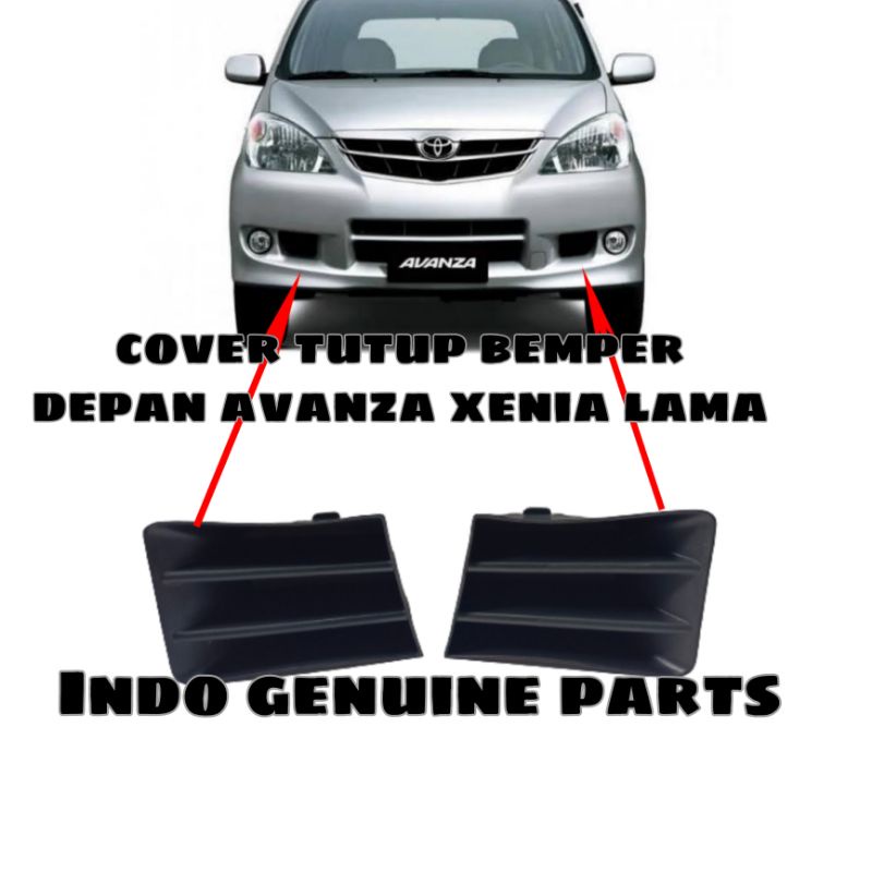 Cober tutup bemper depan / kisi kisi tutup bemper depan avanza xenia lama old original lokal