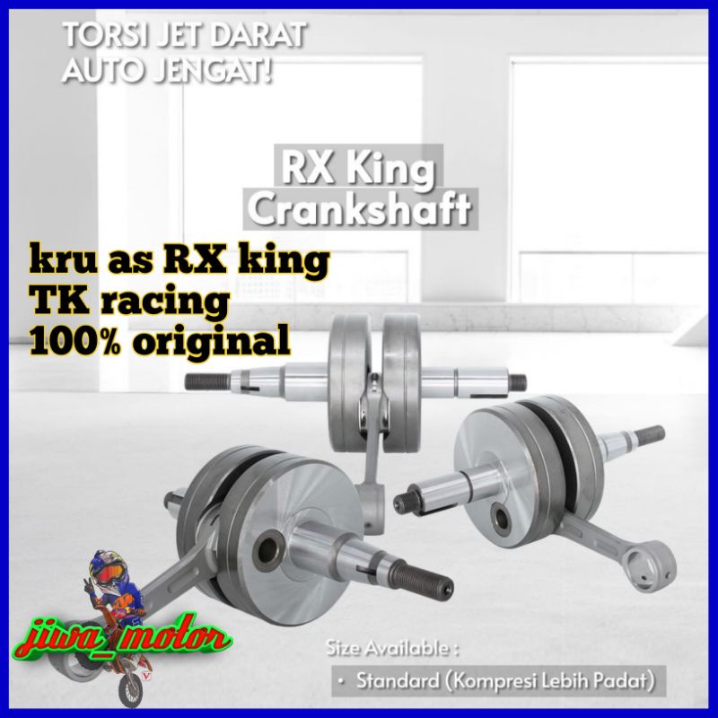 kruk as crankshaft RX king TK racing original bahan Titanium lebih awet