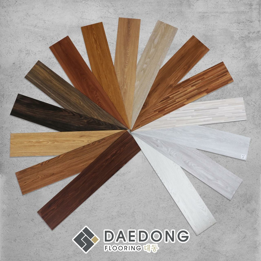 Vinyl Plank Daedong Tebal 3mm - Lantai Vinyl Kayu Murah