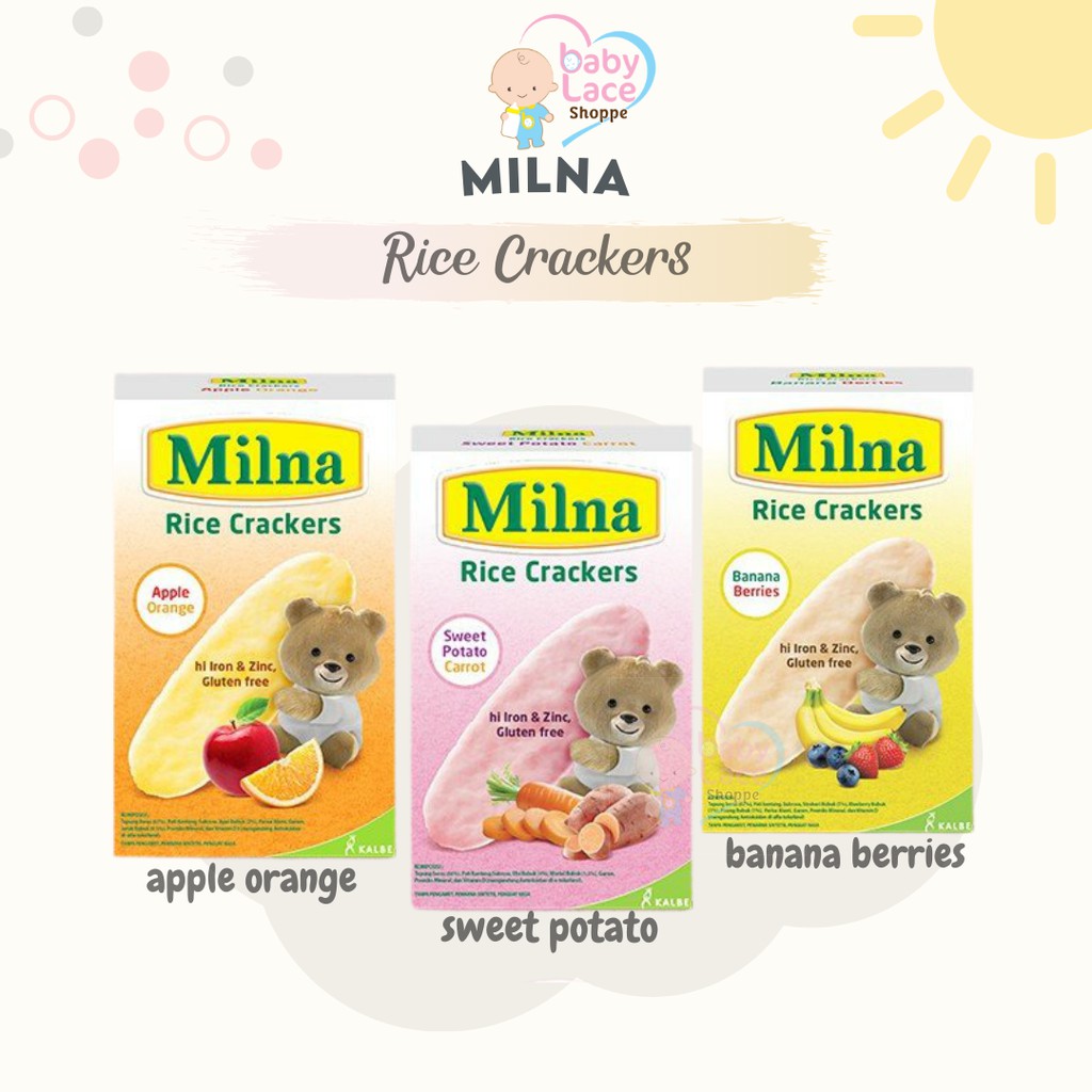 

Milna Rice Crackers 20Gr