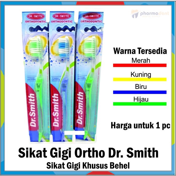 Sikat Gigi Ortho Dr Smith / Sikat Gigi Behel Dr Smith (Sikat Biasa)