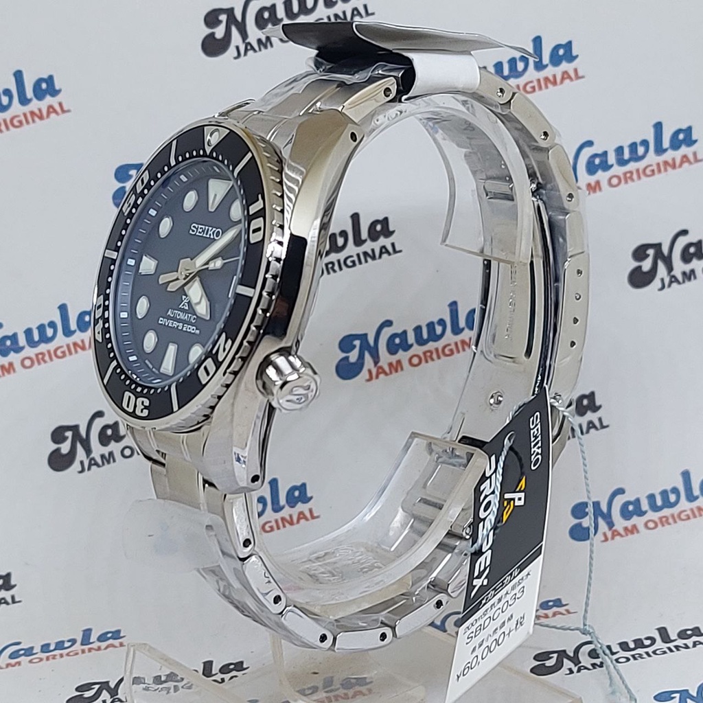 Seiko Prospex SBDC033J Blue Sumo Divers - Jam Tangan Pria SBDC033