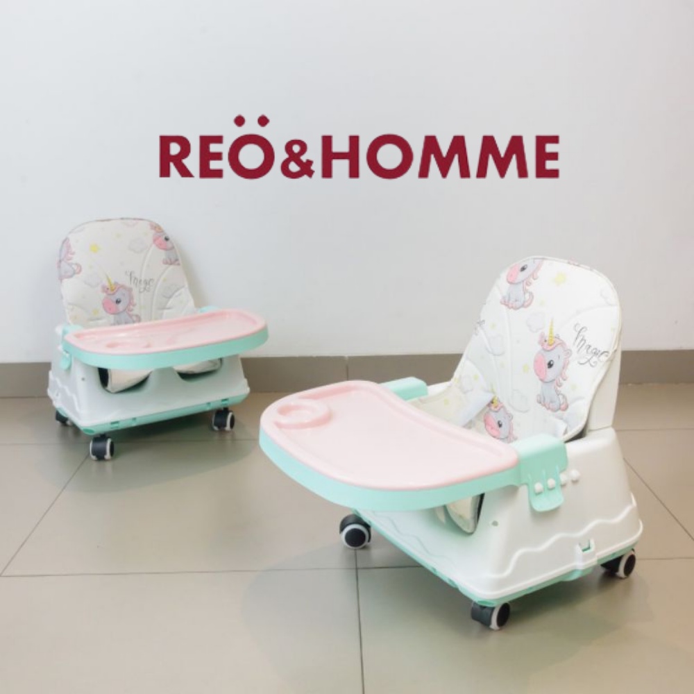 Reo&Homme Baby Chair Booster 3 in 1 Baby Seat Portable 3 Position YCH-1 Kursi Makan Bayi Modern