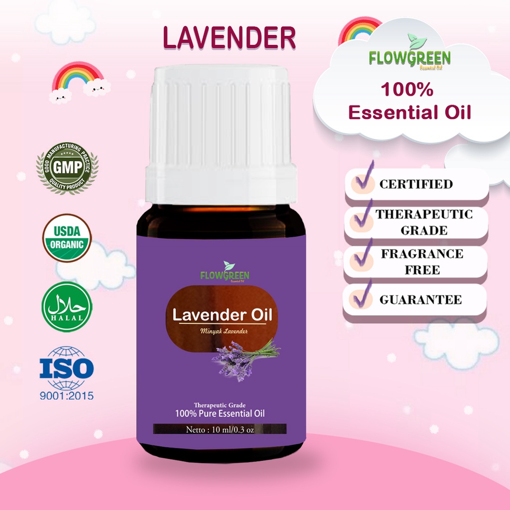 FLOWGREEN LAVENDER ESSENTIAL OIL DIFFUSER HUMIDIFIER 10 ML