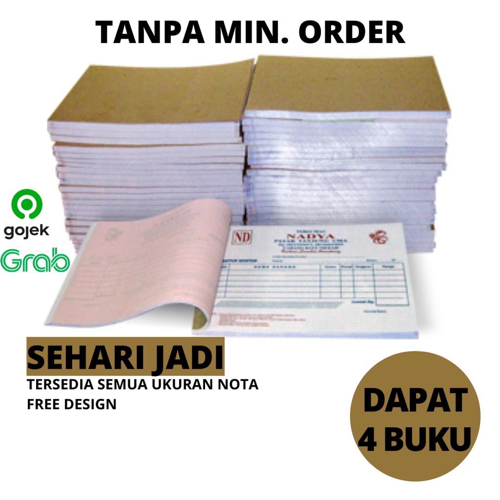 Jual Terlengkap Nota Toko Custom Rangkap Ply Bon Surat