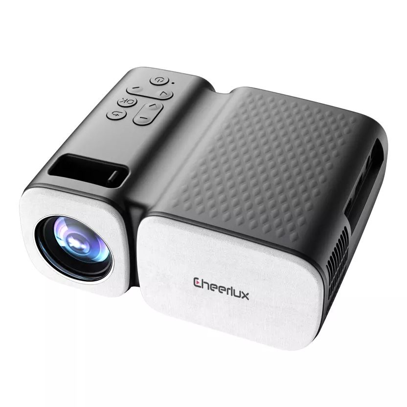 Cheerlux C11 Mini Projector Full HD 2000 Lumens Proyektor Wireless WIFI Mirroring