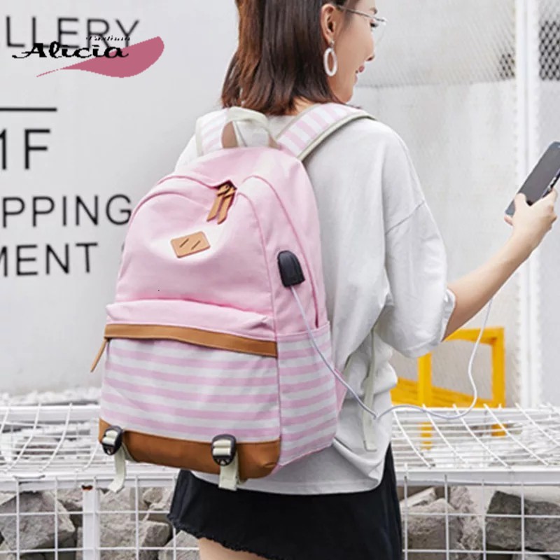 Alicia - (COD) RR ZEBRA - Tas Ransel Backpack Fashion Wanita