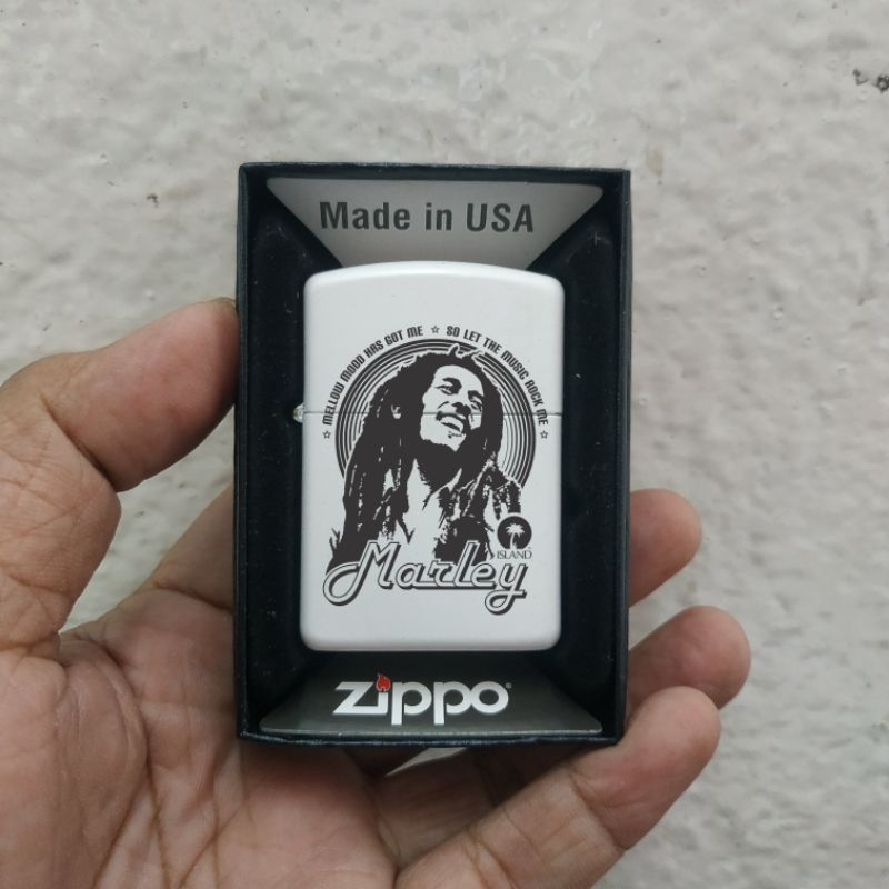 korek Zippo classic Bob Marley design limited