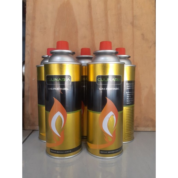 4 PCS BOTOL/KALENG GAS CULUNARIA