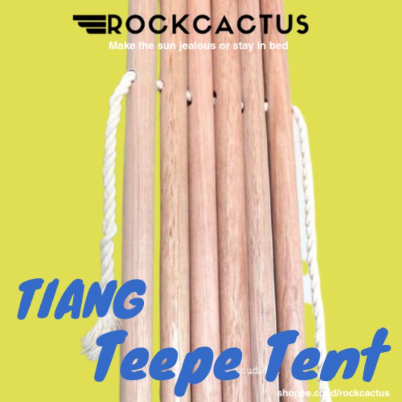 Tiang Tenda Tongkat Pramuka Stabilizer Teepee