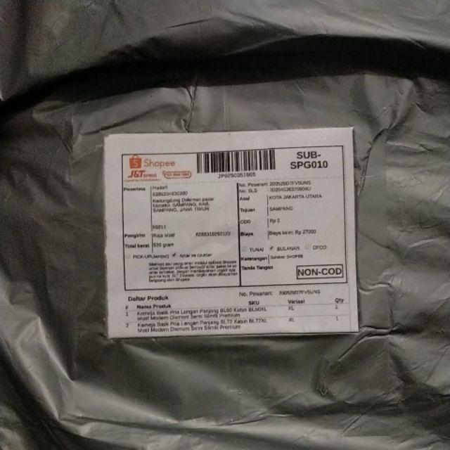 Kemeja Batik Pria Lengan Panjang Bl72 Katun Motif Modern Dixmont Semi Slimfit Premium