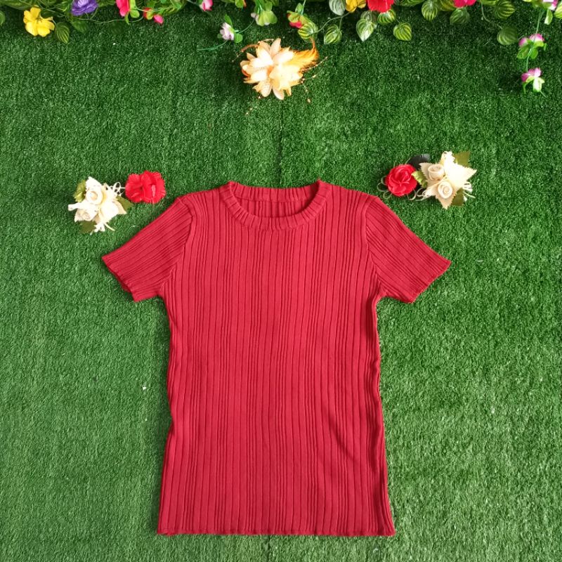 Kaos rajut Wanita Import