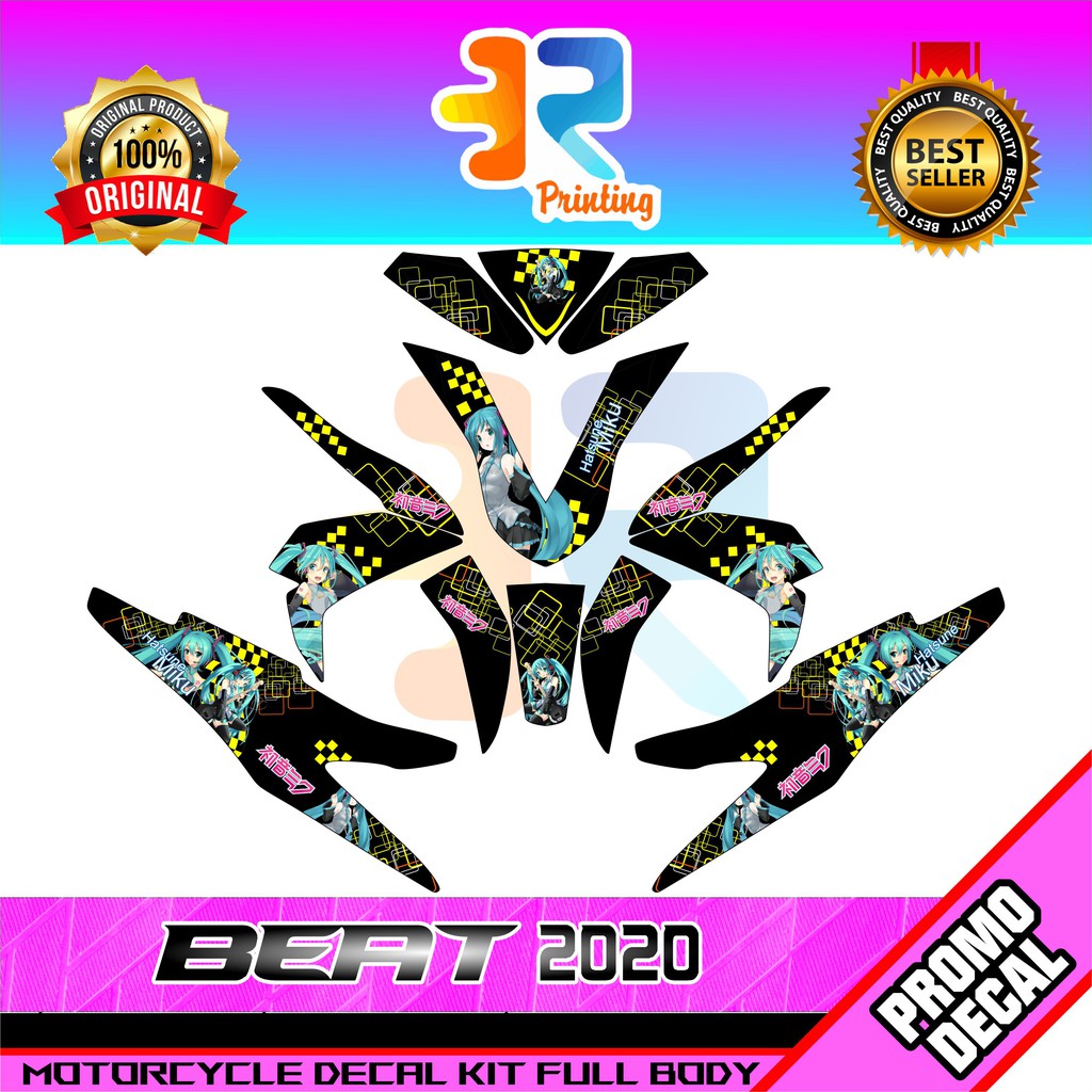 Stiker Decal Sticker Motor Beat 2020 Desain Anime Full Body