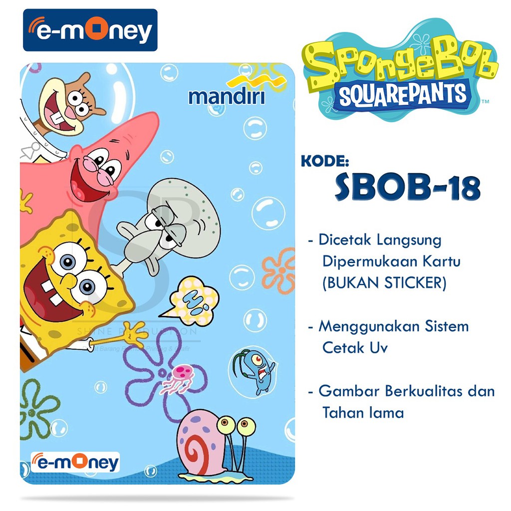 Emoney Gambar SpongeBob