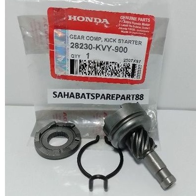 Gear gigi pinion honda beat gear stater gear com kick stater KVY