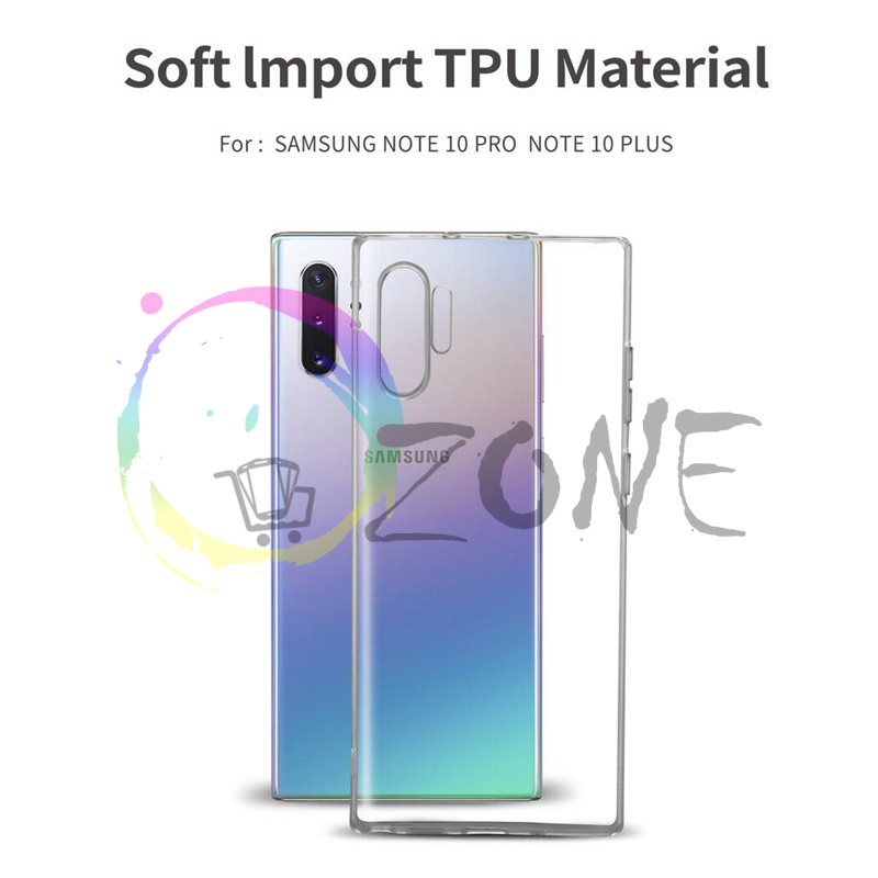 SOFTCASE TRANSPARAN SAMSUNG NOTE 10+ NOTE 10 PLUS PREMIUM CLEAR CASE