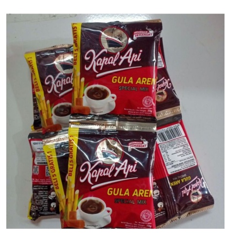 KOPI KAPAL API GULA AREN / 1 RENCENG ISI 12 PCS