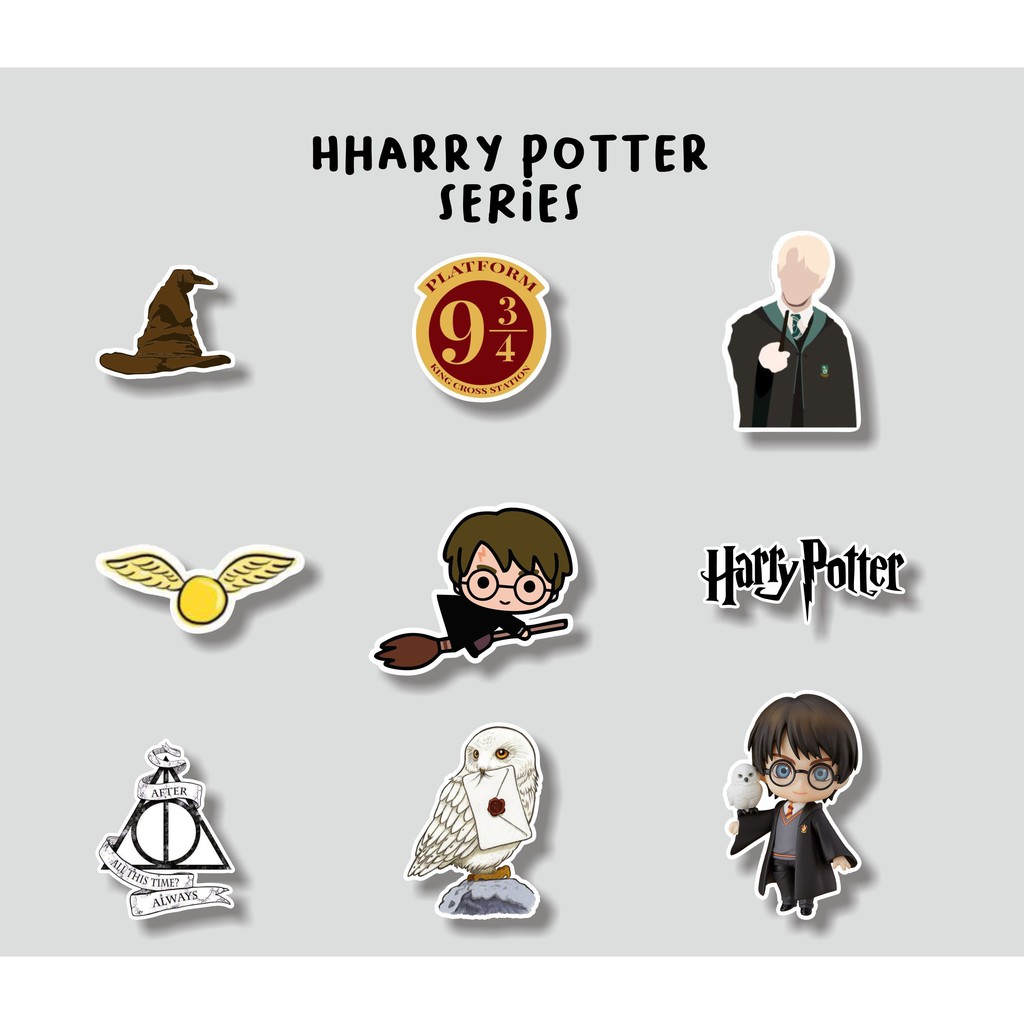 

STICKER AESTHETIC HARPOT SERIE STIKER WATERPROOFT DECO CASE HANDPHONE LAPTOP TUMBLR BUJO DECAL