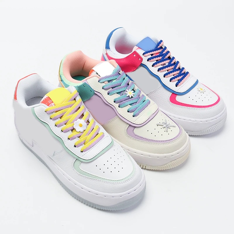 Tali Sepatu Dua Warna Sneakers Two Color Shoelaces