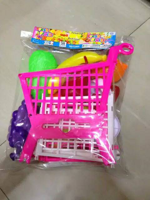 B 552 - Mainan anak Trolly buah dan masak Startoys B552