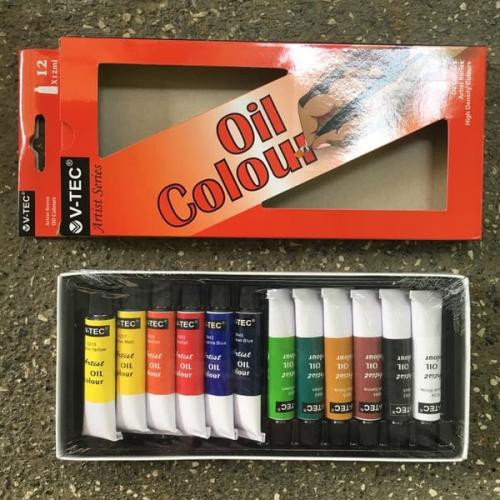 

CAT MINYAK 12 WARNA V-TEC VT-1386/O 621236284