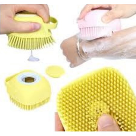 SIKAT MANDI SILIKON KEKINIAN / SIKAT MANDI BUSA SERBAGUNA / SHOWER BRUSH DISPENSER PORTABLE