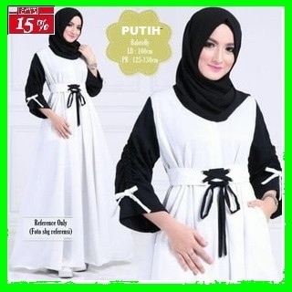 GAMIS SYARI ANNAJAH CAPUCCINO 900GR 110 140 ALLSIZE GAMIS SYARI BUSUI CADAR CREPE HQ POLOS MURAH I.