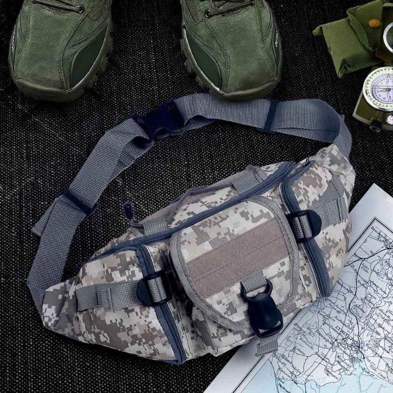 Tas Salempang Pria | Selempang Slingbag Waistbag Loreng Camo Army Bahan Cordura