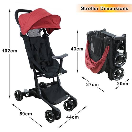 Stroller Pockit Eclaire Poche cabin size